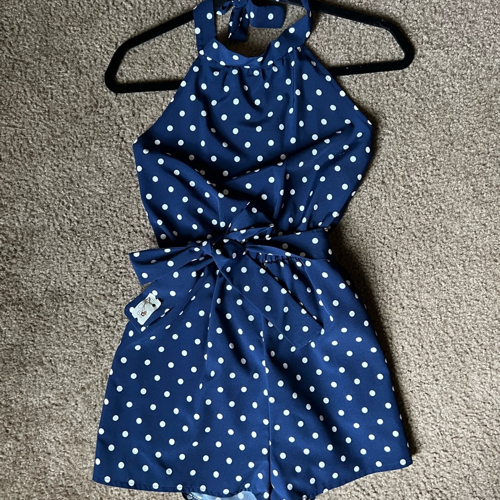 Halter Romper w/ Pockets!